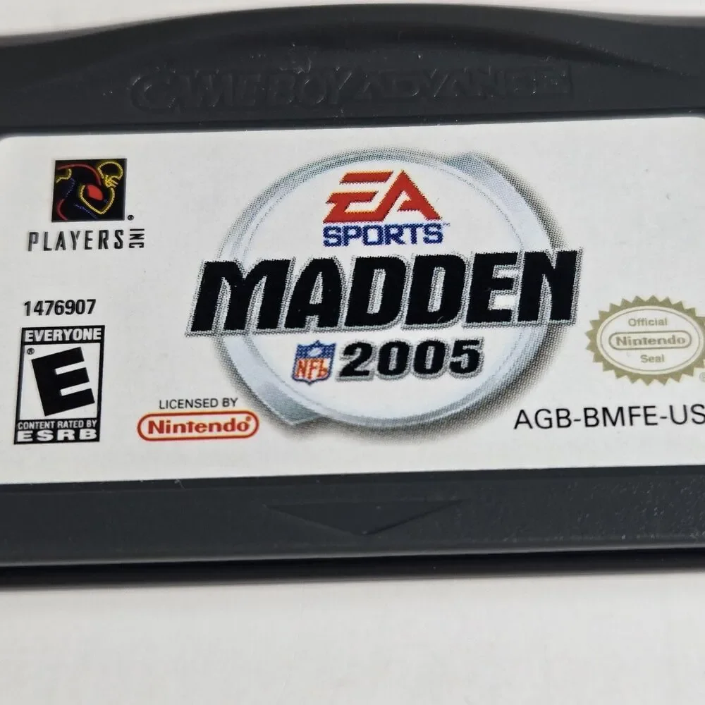 Game Boy Advance GBA 3-Game Lot | Rugrats Castle Capers, Iridion 3D, Madden 2005